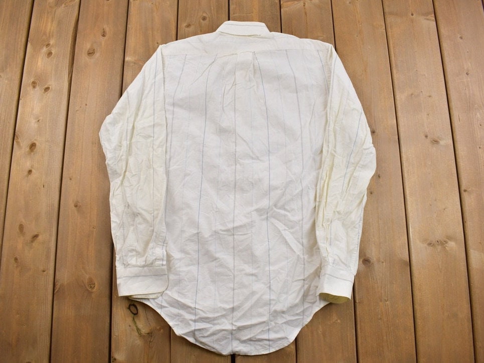 Vintage 1990s Arrow Brand Striped Button Up Shirt
