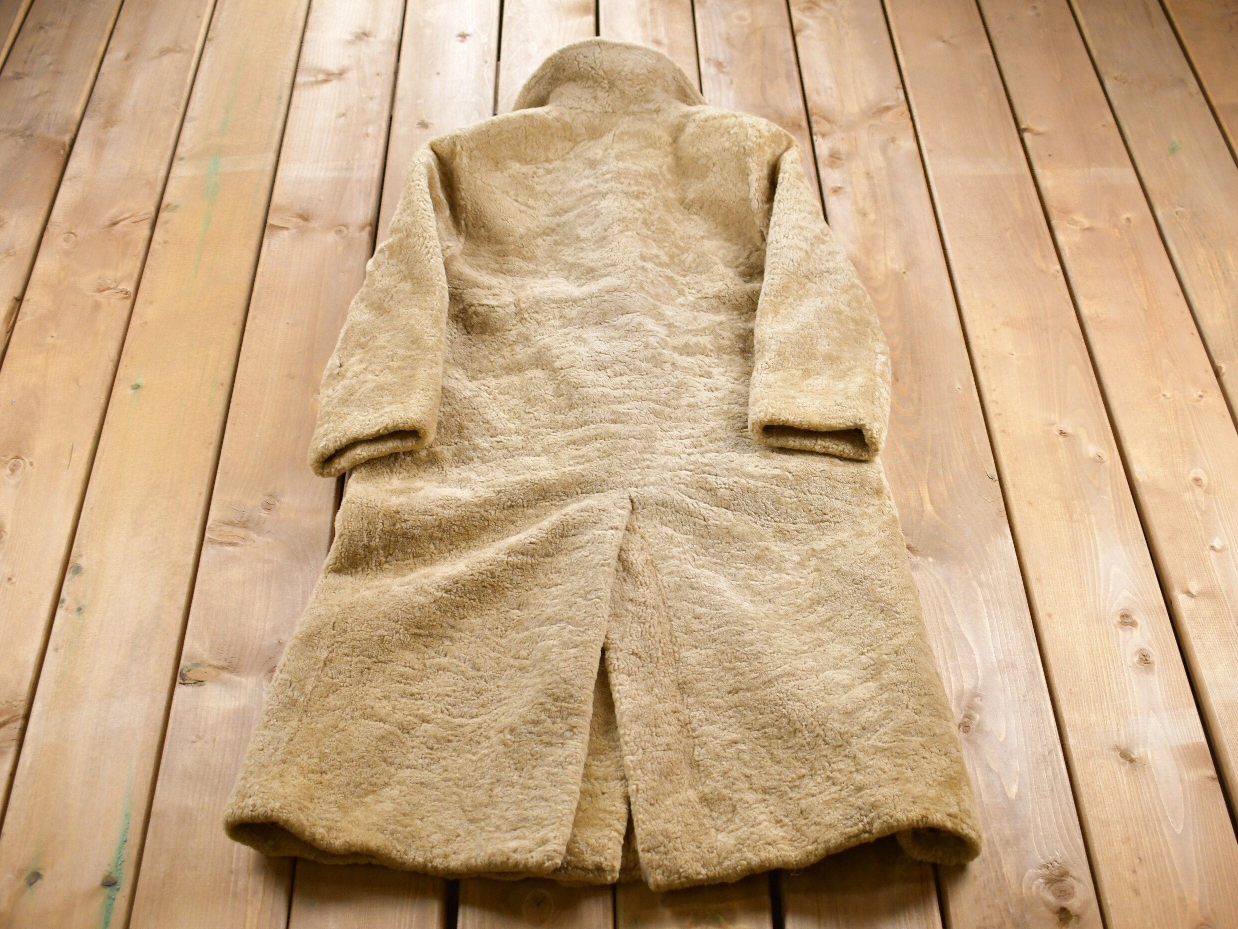 Vintage 1960s Lambs Fur Double Breasted Jacket