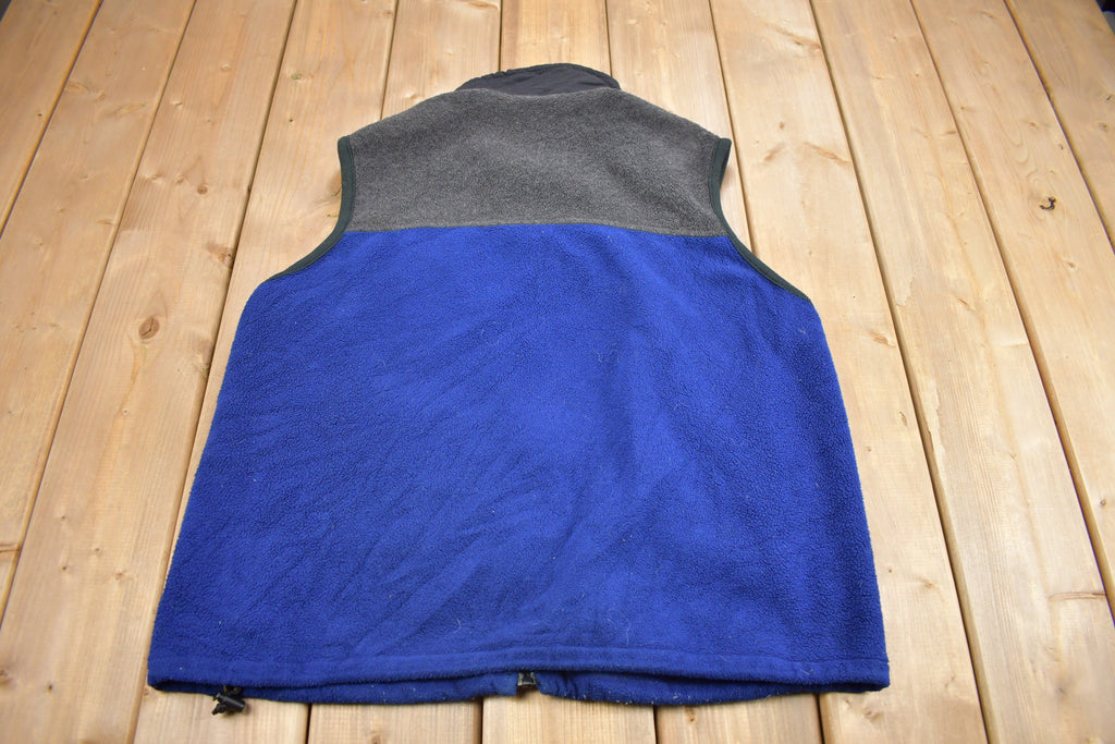 Vintage 1990s Two Tone Fleece Vest