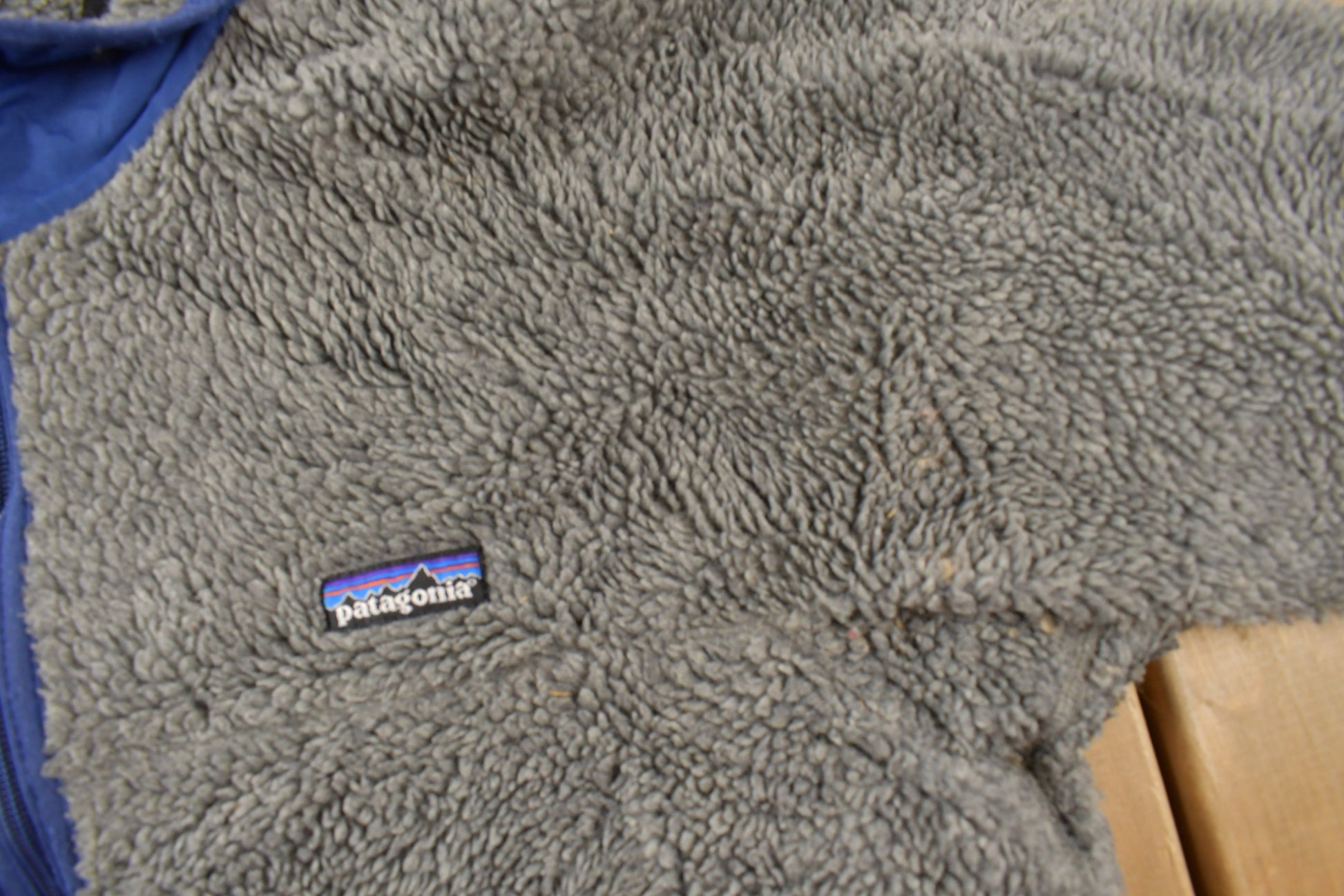 Vintage 1990s Patagonia Deep Pile Fleece Zip Up Sweater