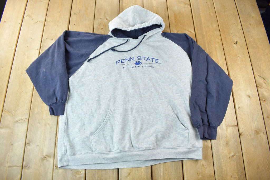Vintage Y2K Penn State University Nittany Lions Collegiate Hoodie / Embroidered / Size XL