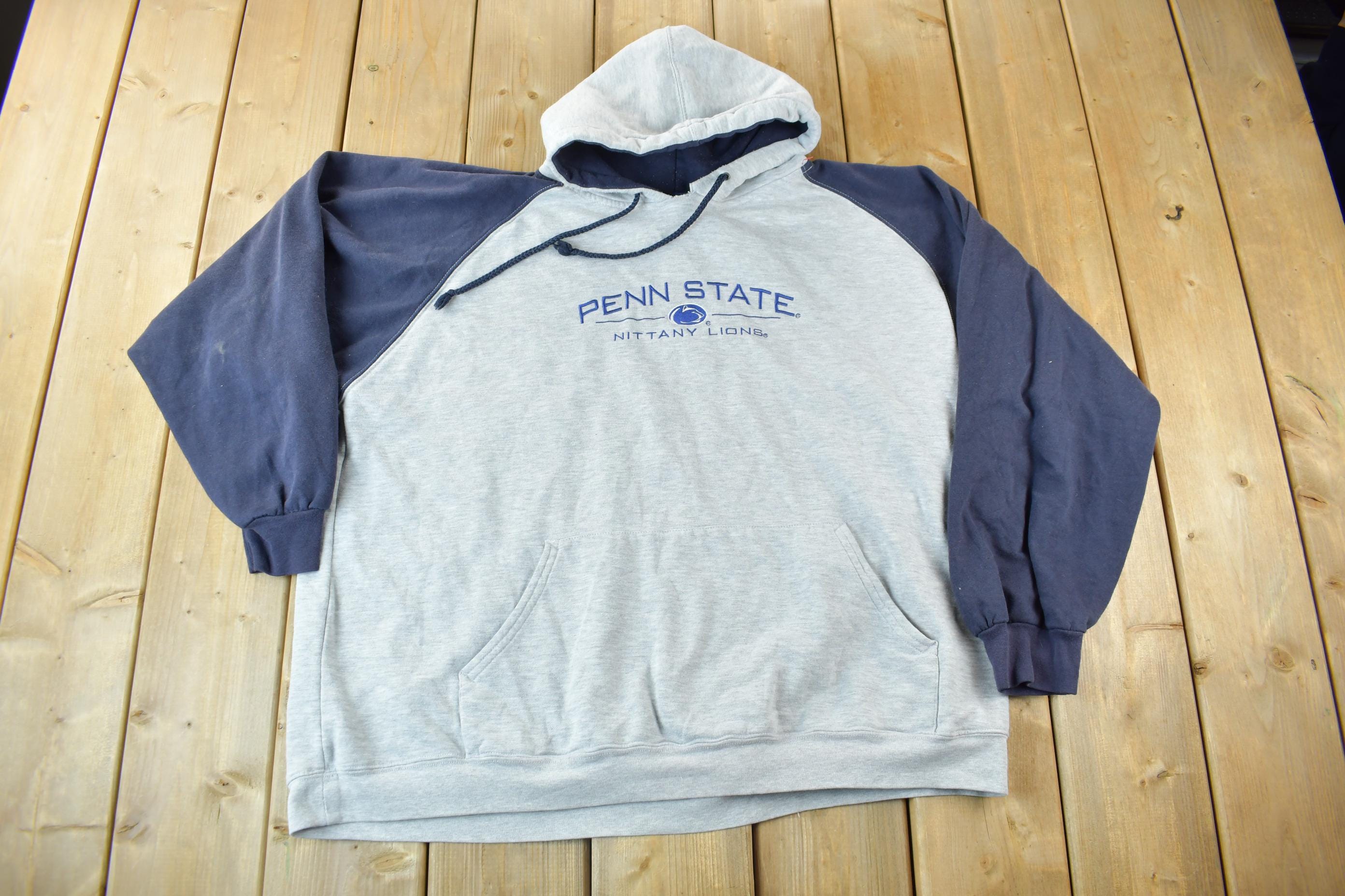 Vintage Y2K Penn State University Nittany Lions Collegiate Hoodie / Embroidered / Size XL