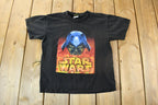 Vintage Y2K Star Wars Darth Vader Clone Wars Graphic Youth Sized T-Shirt / Vintage Star Wars / Vader Shirt