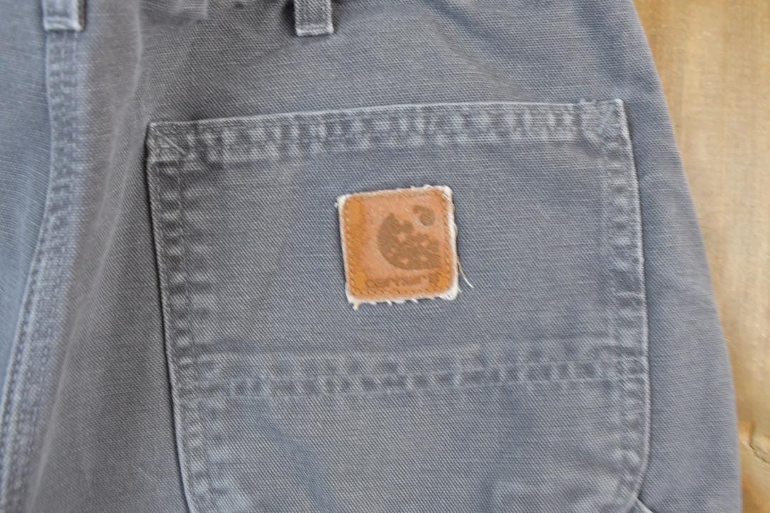 Vintage 1990s Carhartt Wide Leg Work Pants Size 34 x 32