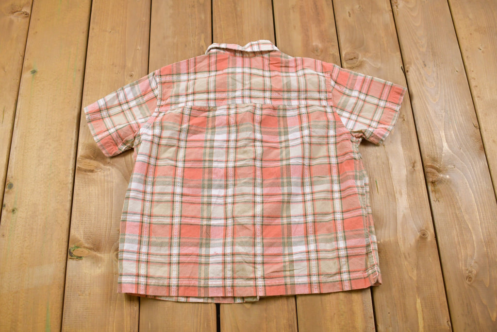 Vintage 1990s Children's Keren Hart Plaid Button Up Shirt