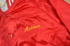 Vintage 1980s Penn Hills Jr. Wrestling Snap Button Satin Jacket Made In USA