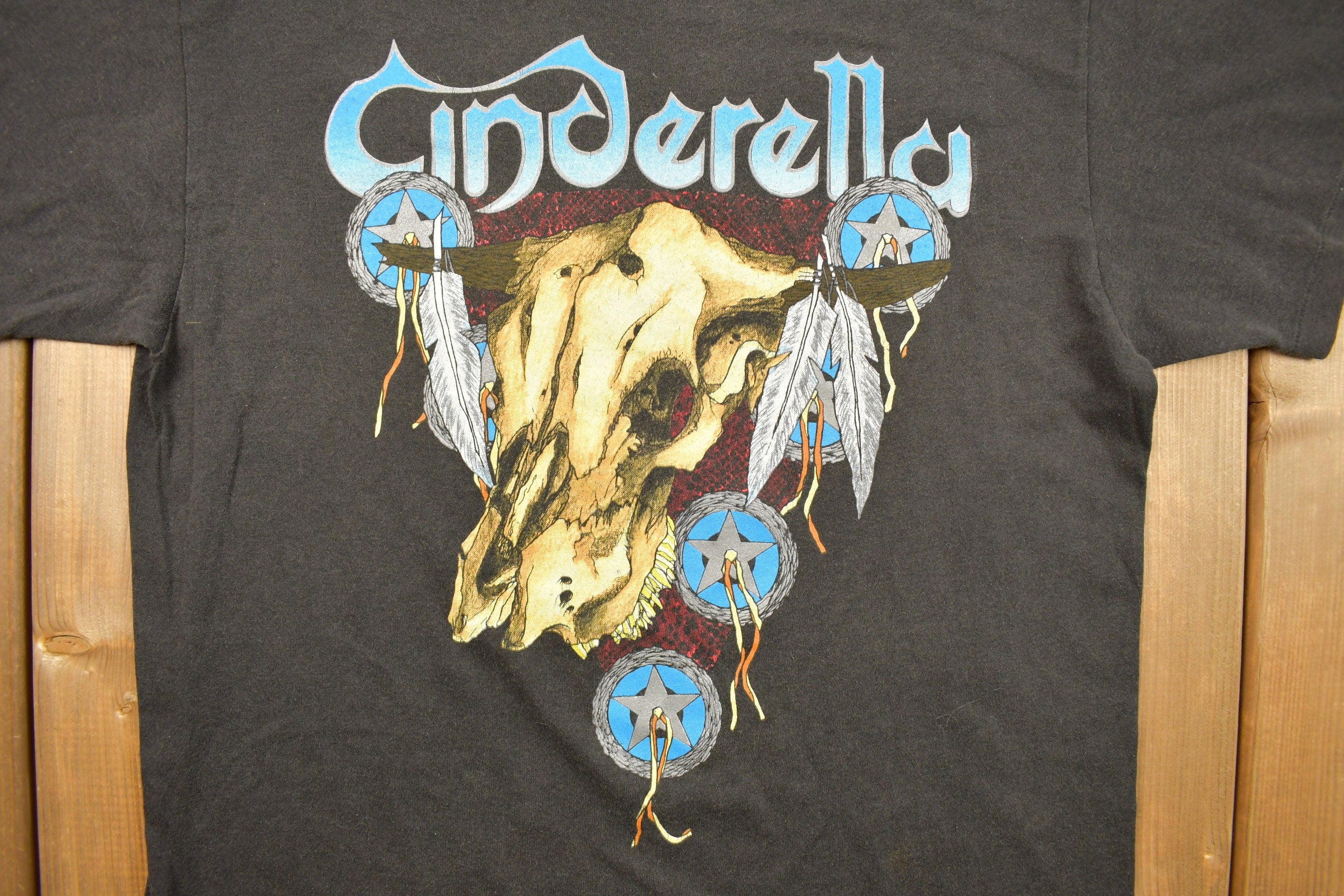 Vintage 1988 Cinderlla Long Cold Winter Tour Band T-shirt