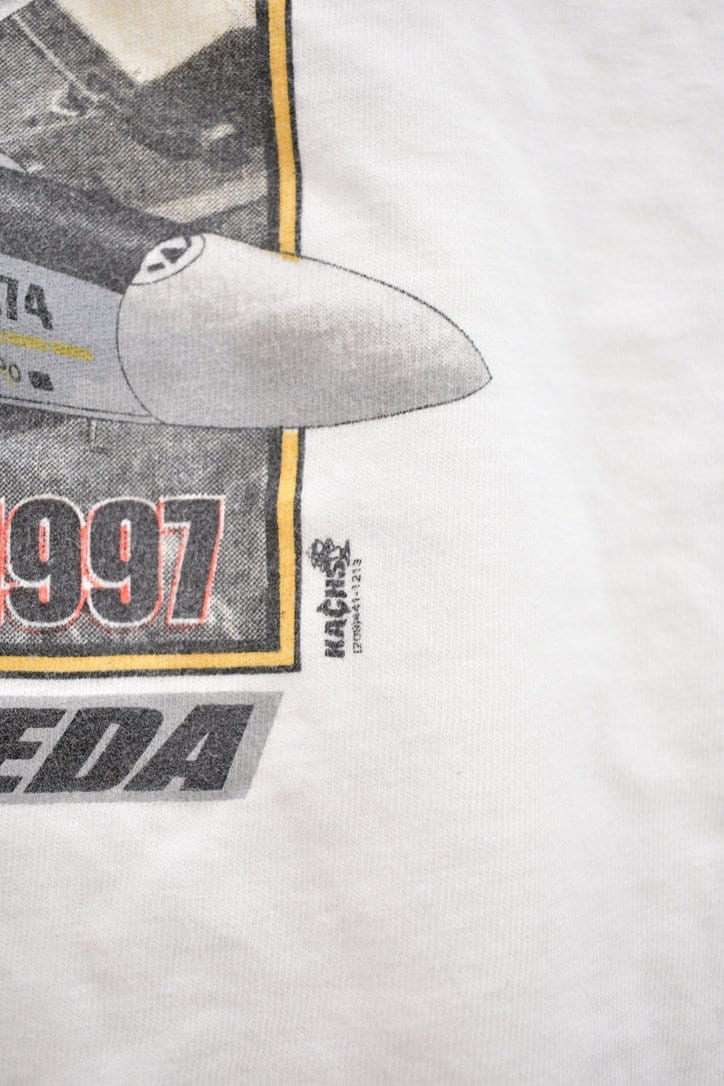 Vintage 1990s Nimitz Field 1940-1997 Fighter Jet Graphic T-Shirt