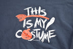 Vintage 1990s This Is My Costume Halloween Parody Crewneck Sweatshirt