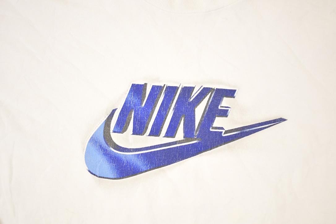 Vintage Y2K Nike Graphic Print Logo Swoosh Shirt Men's L