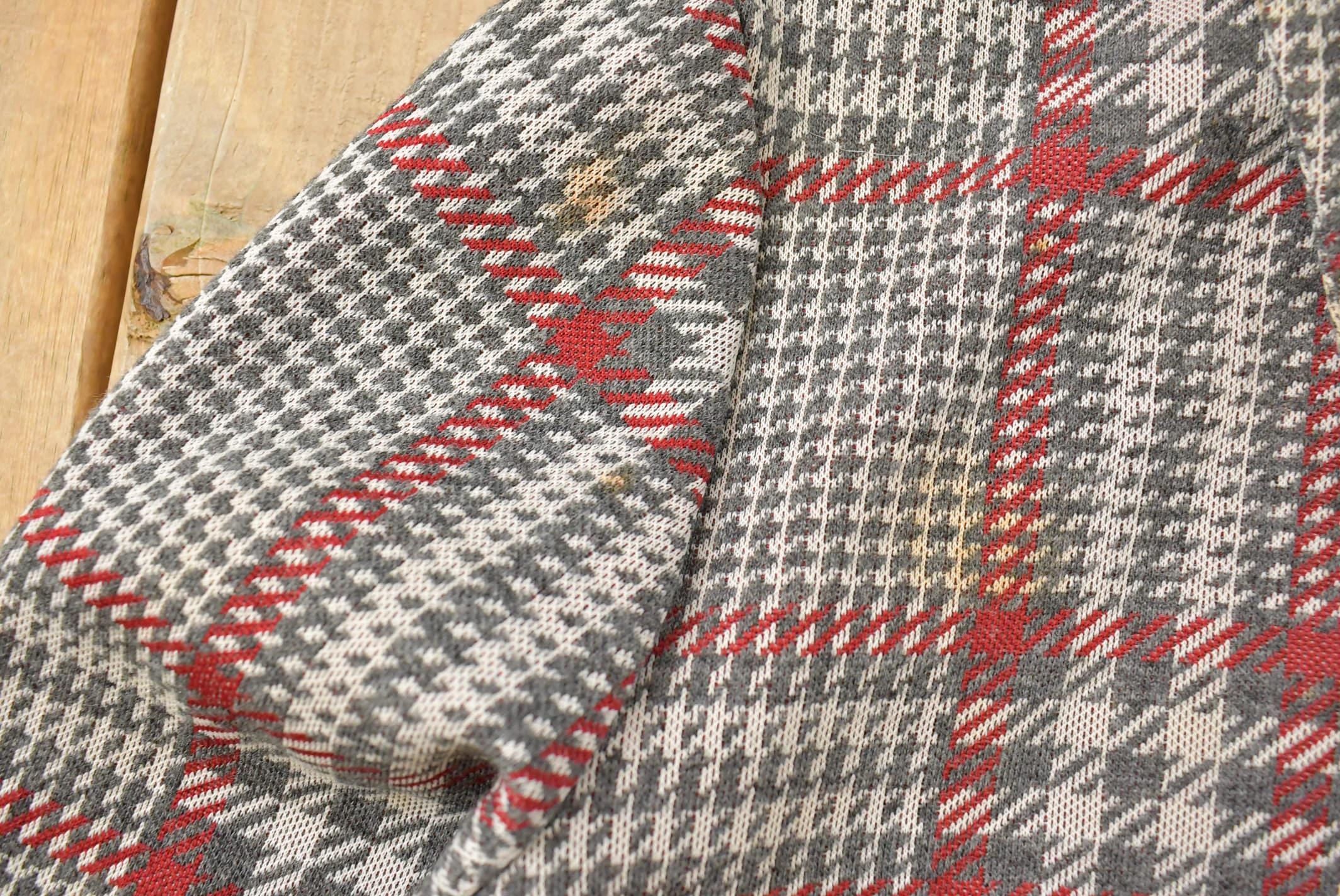 Vintage 1960s Cos Cob Houndstooth Sport Coat Jacket Women's S /