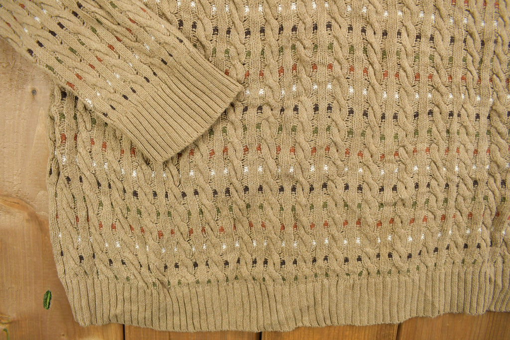 Vintage 1990s Tasso Ella Patterned Knitted Sweater