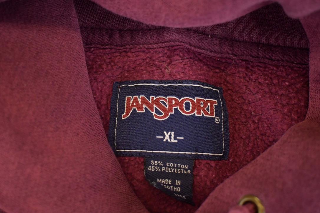 Vintage 1990s Kutztown University Jansport Hoodie Sweatshirt Men's XL / NCAA College Spellout / 90s Heavyweight Collegiate Sweater