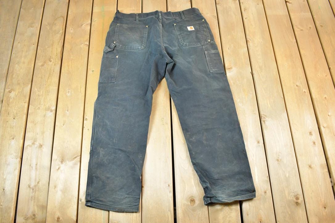 Vintage 1990s Carhartt Double Knee Work Pants Size 38 x 33