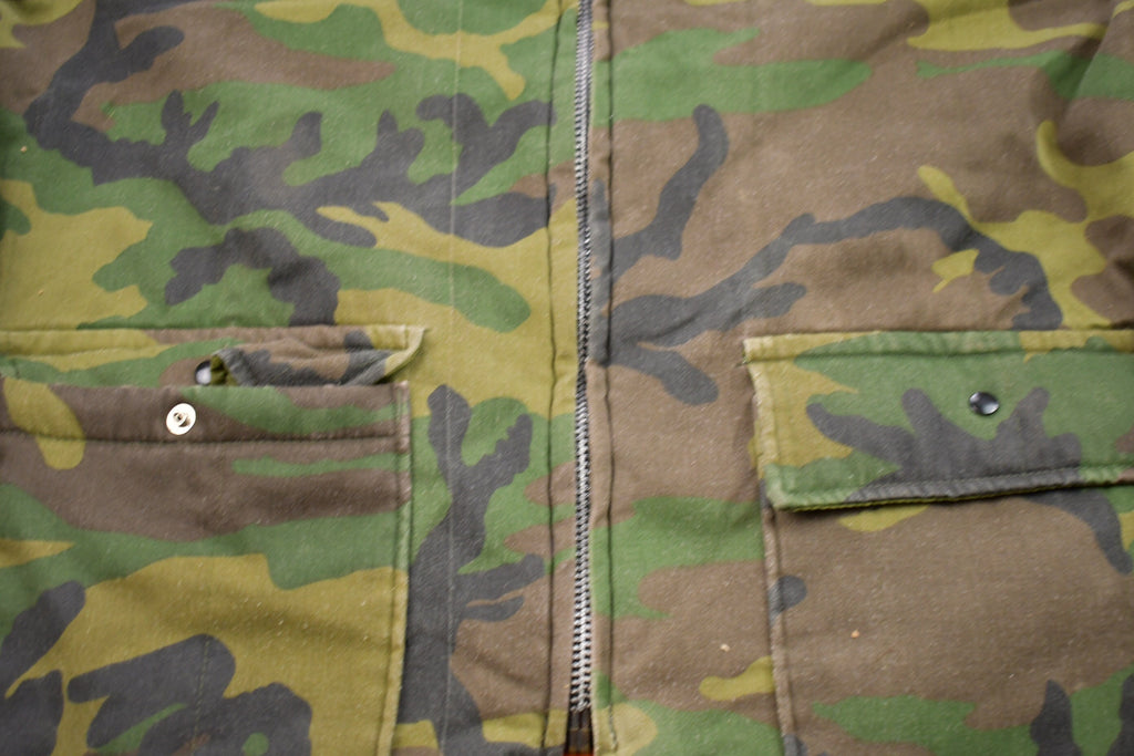 Vintage 1990s Camo Full Zip Jacket