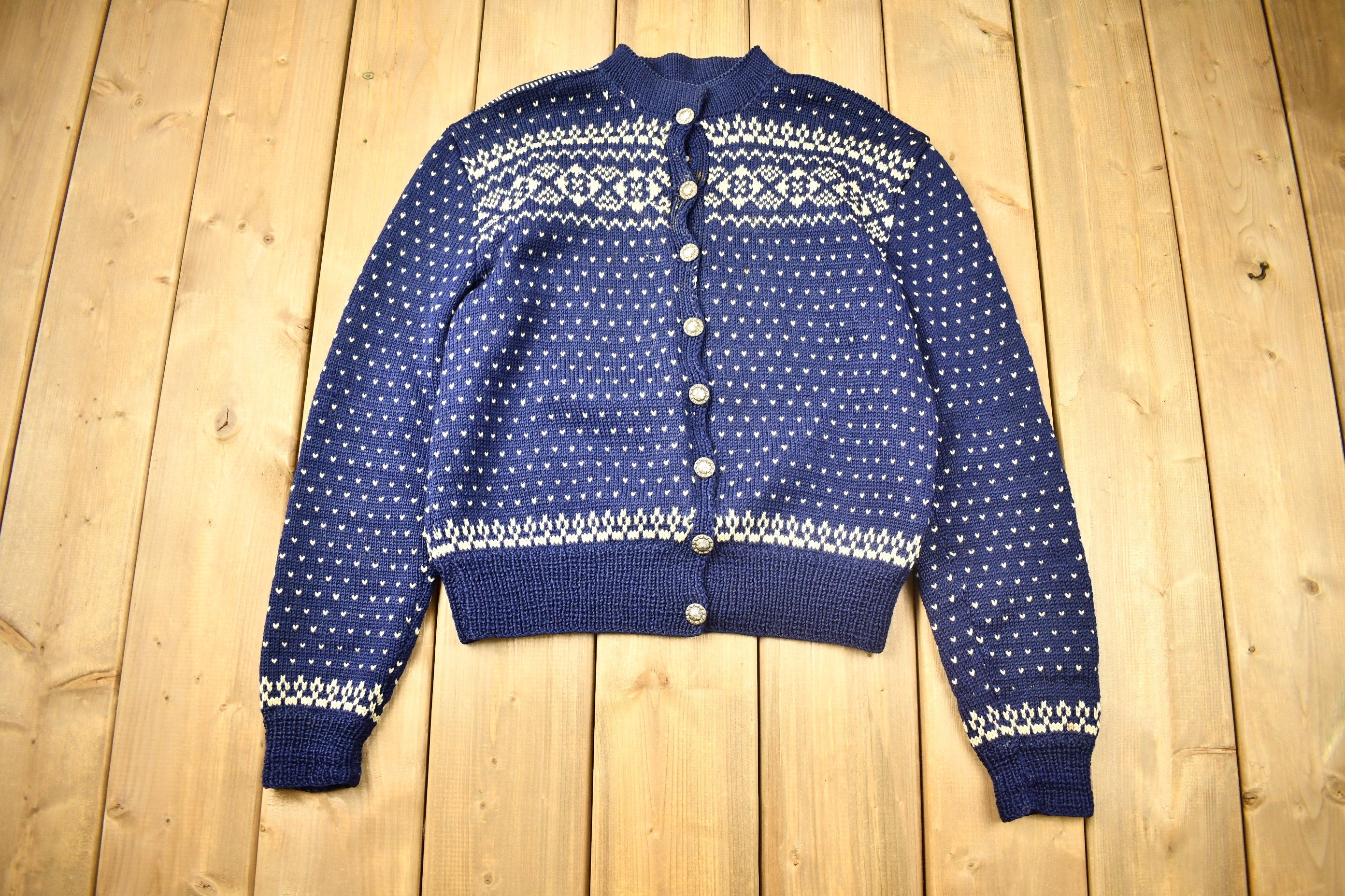 Vintage 1980s Cardigan Sweater