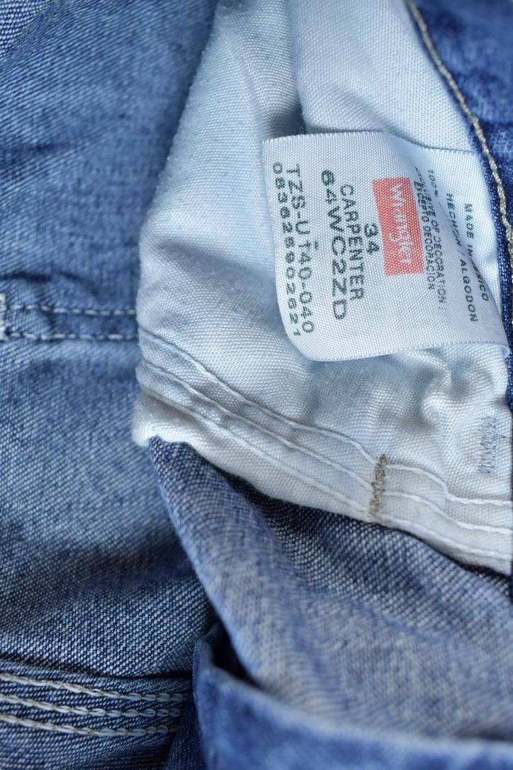 Vintage 1990s Wrangler Carpenter Jean Shorts