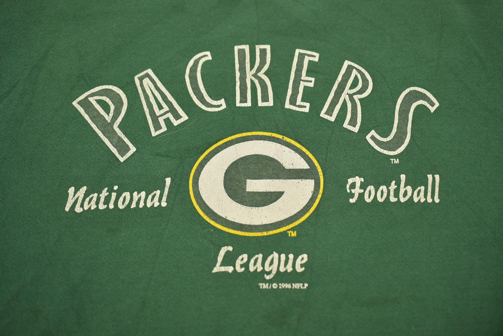 Vintage 1990s Green Bay Packers NFL Football Crewneck Sweatshirt