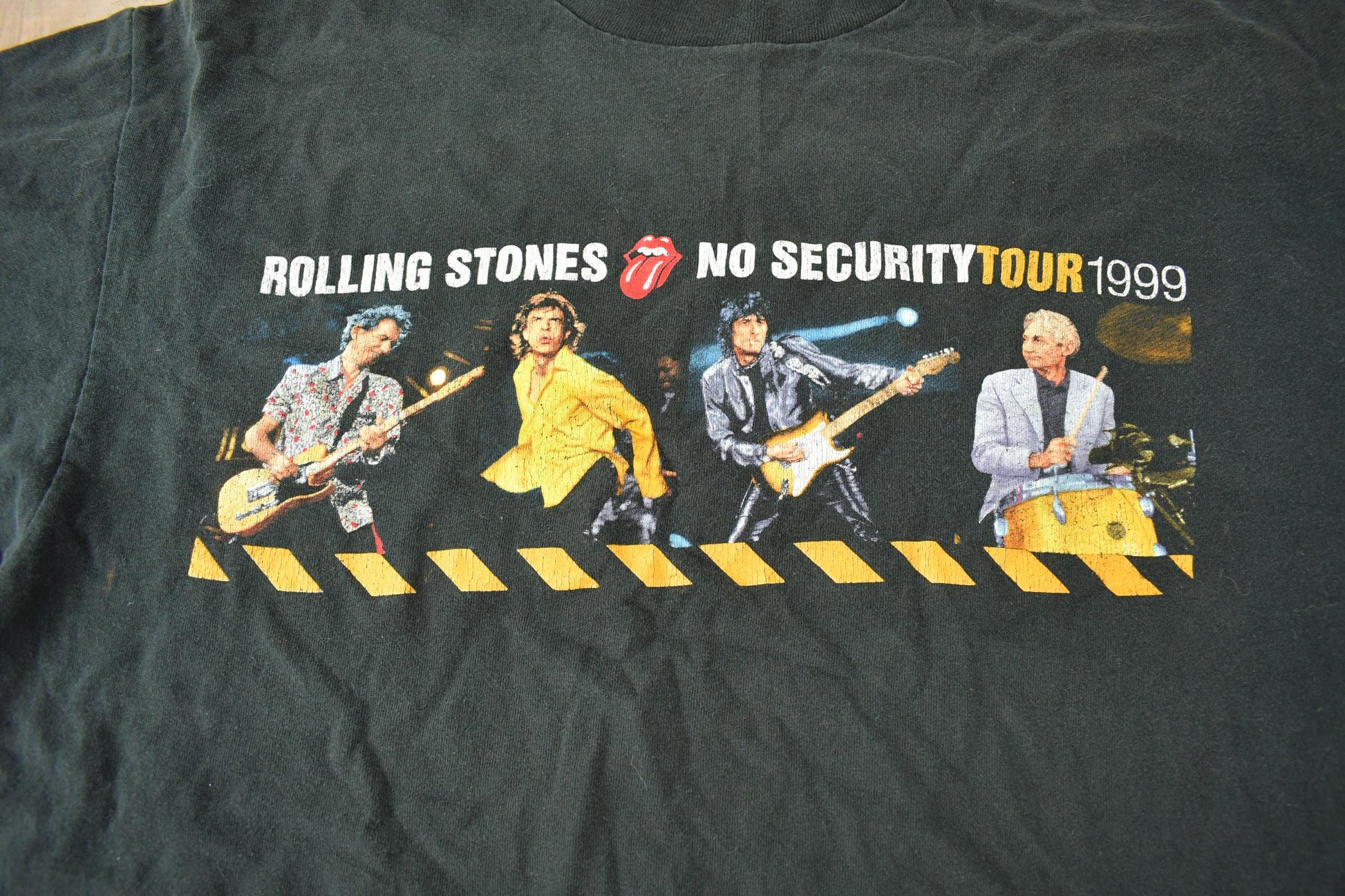 Vintage 1999 The Rolling Stones No Security Tour Band T-shirt