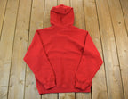 Vintage 1990s Nike Embroidered Mini Swoosh Hoodie Sweatshirt
