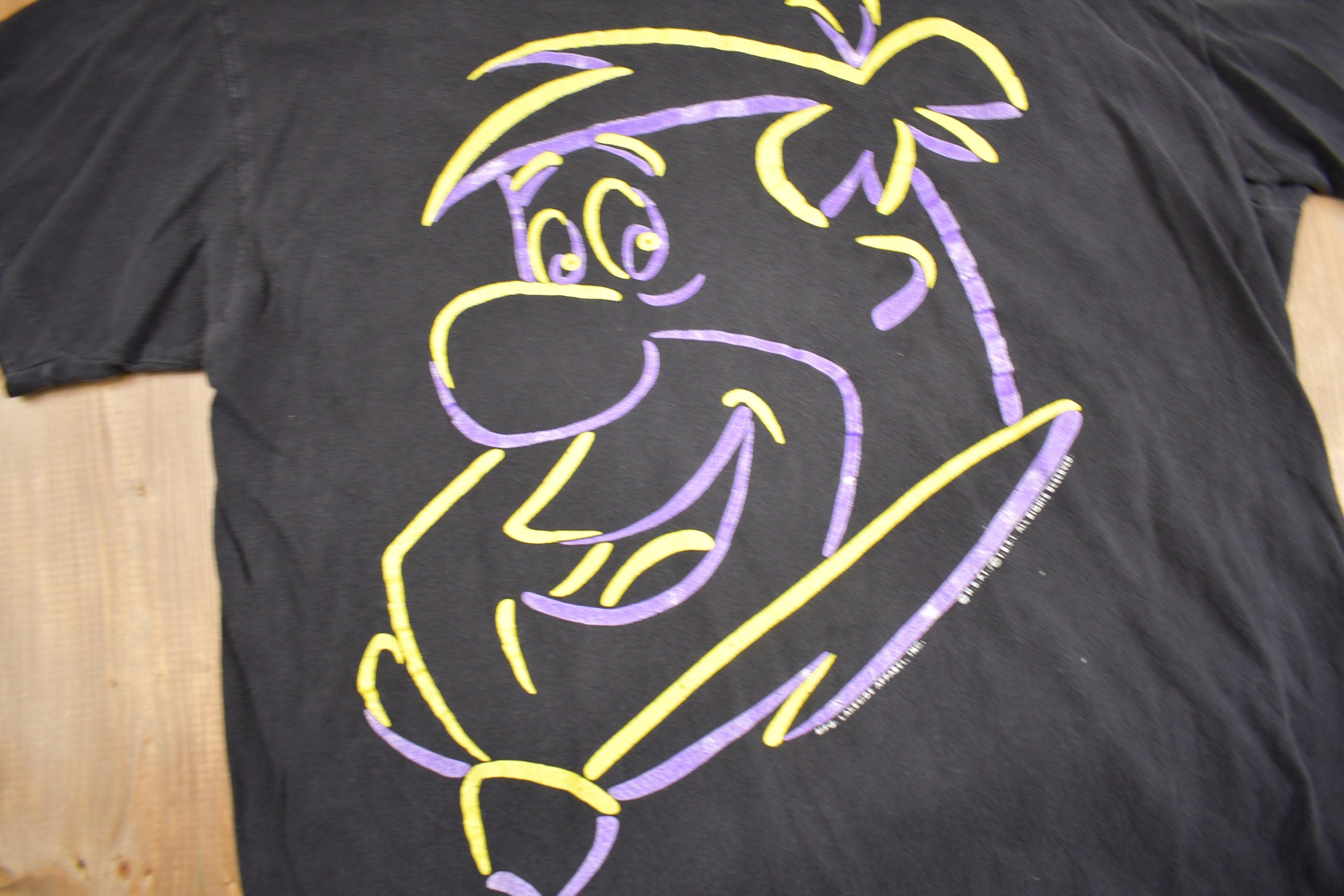 Vintage 1990s Fred Flintstone Graphic T Shirt