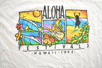Vintage 1992 Hawaii Aloha Festival Souvenir Travel T Shirt Made In USA