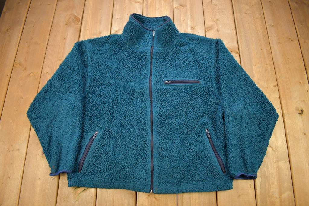 Vintage 1990s LL Bean Deep Pile Fleece Sweater