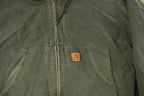 Vintage 1990s Carhartt Hooded Jacket Men's 2XL