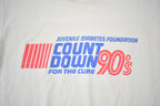 Vintage 1990s Count Down For The Cure Crystal Light T-Shirt