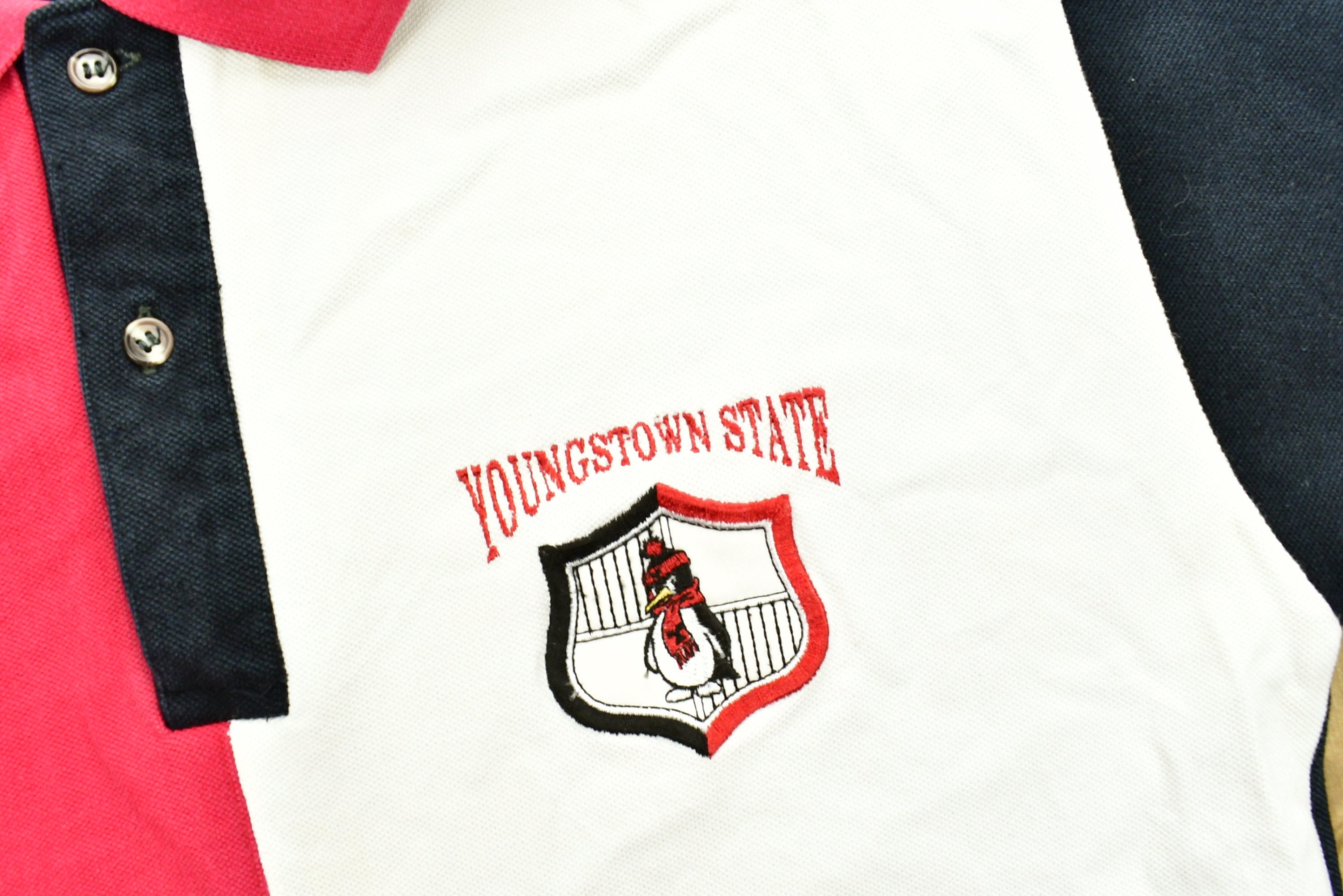 Vintage 1990s University of Youngstown State Collegiate Polo Shirt