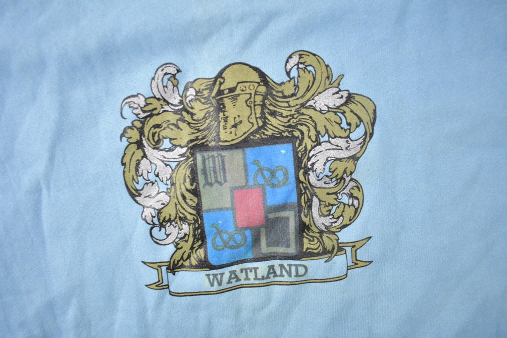 Vintage 1980s Watland Raglan Crewneck Sweatshirt Made In USA