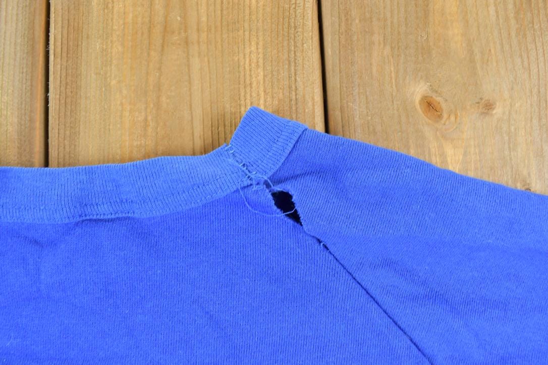 Vintage 1980s Florida Souvenir Colour Block Crewneck Sweatshirt