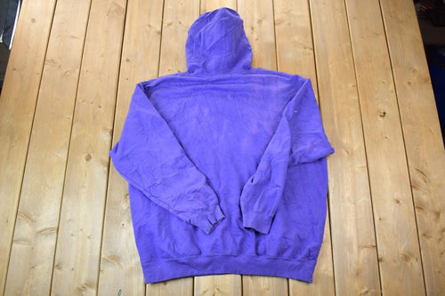 Vintage 1990s Minnesota Vikings NFL Hoodie Sweatshirt / Made In USA / Football / Sportswear / Americana