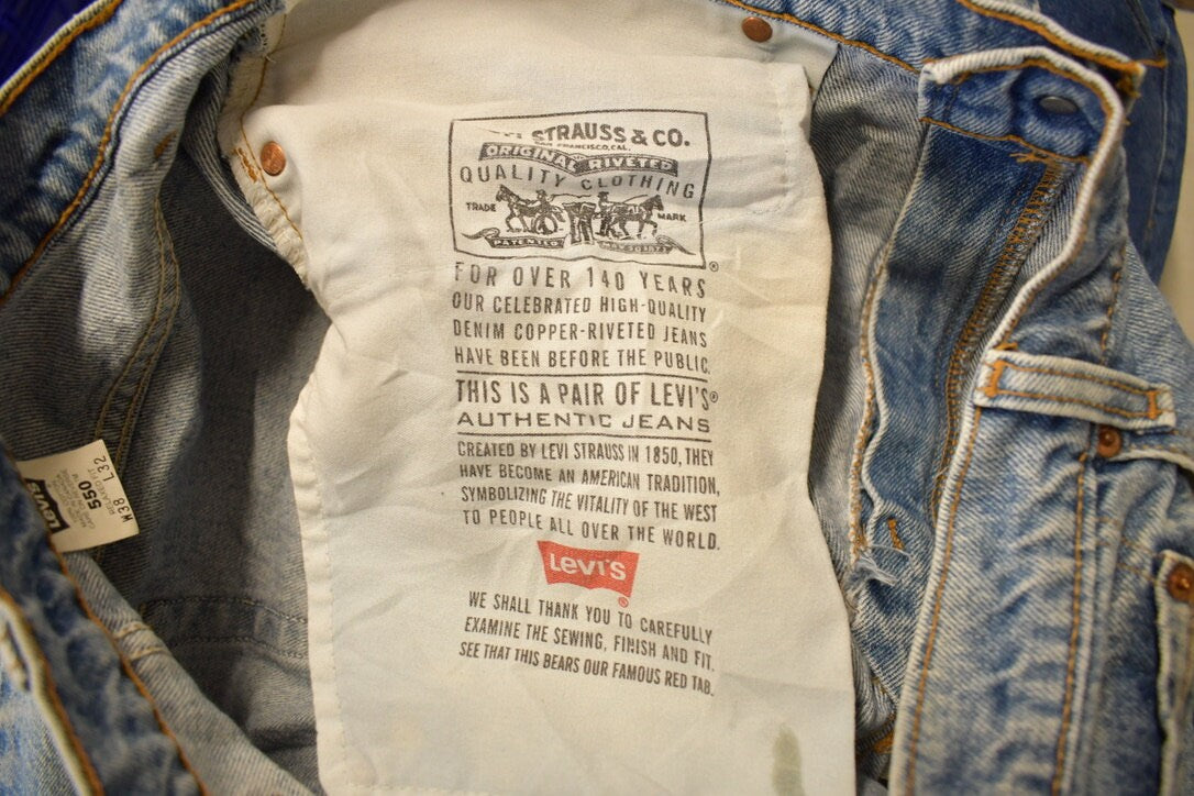 Vintage 1990s Levi's 550 Jeans Size 38x32