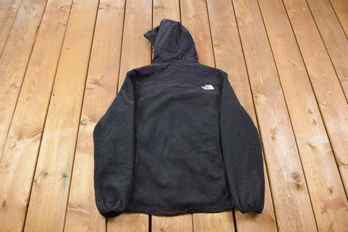 Vintage 1990s North Face Hooded Denali Fleece Sweater / Sportswear / 90s Denali / Streetwear / Athleisure / Hiking / Vintage North Face