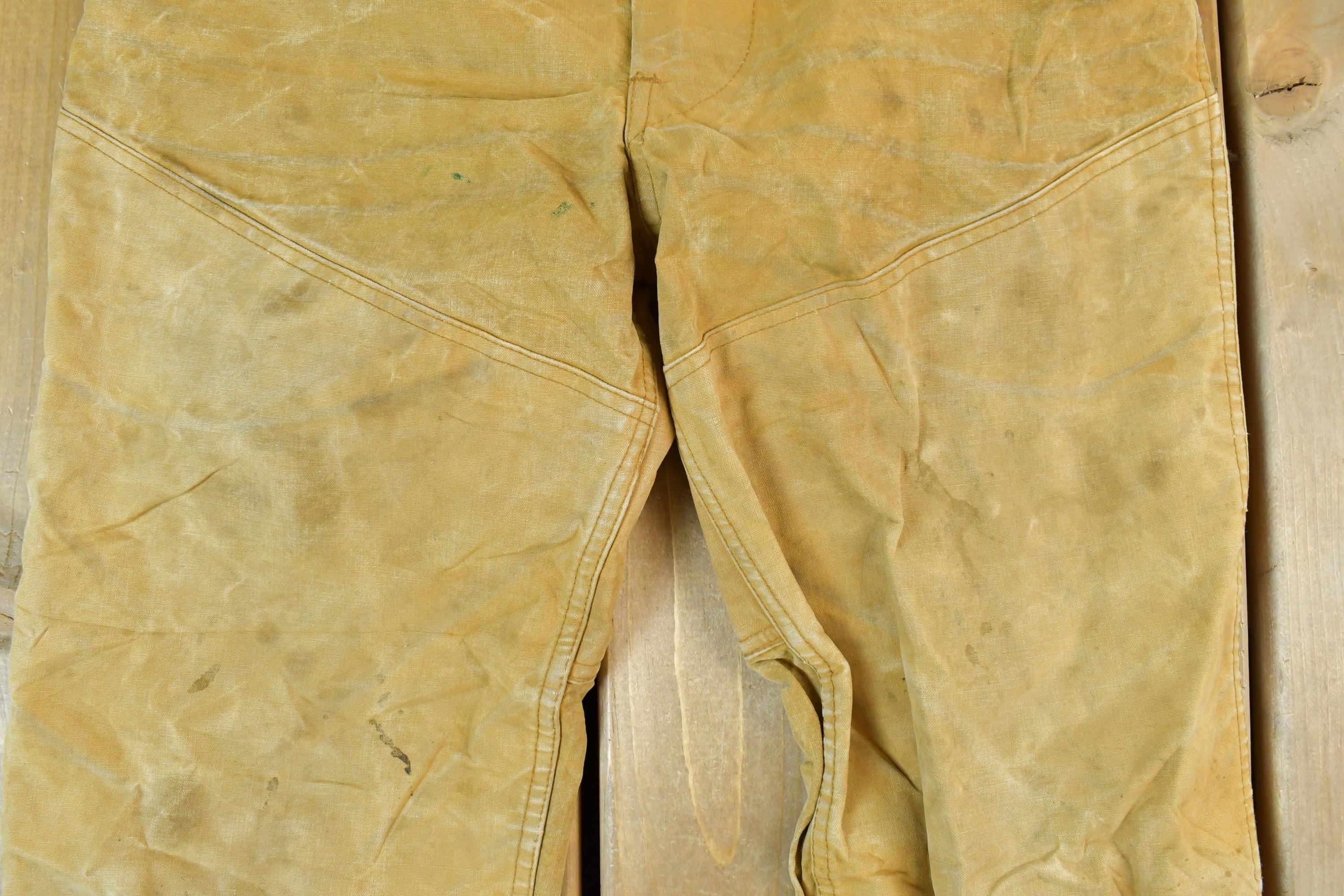 Vintage 1990s Redhead Bone Dry Leather Work Pants Size 30 x 26