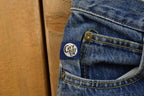 Vintage 1980s Lee Dungarees Flared Jeans Size 26 x 33