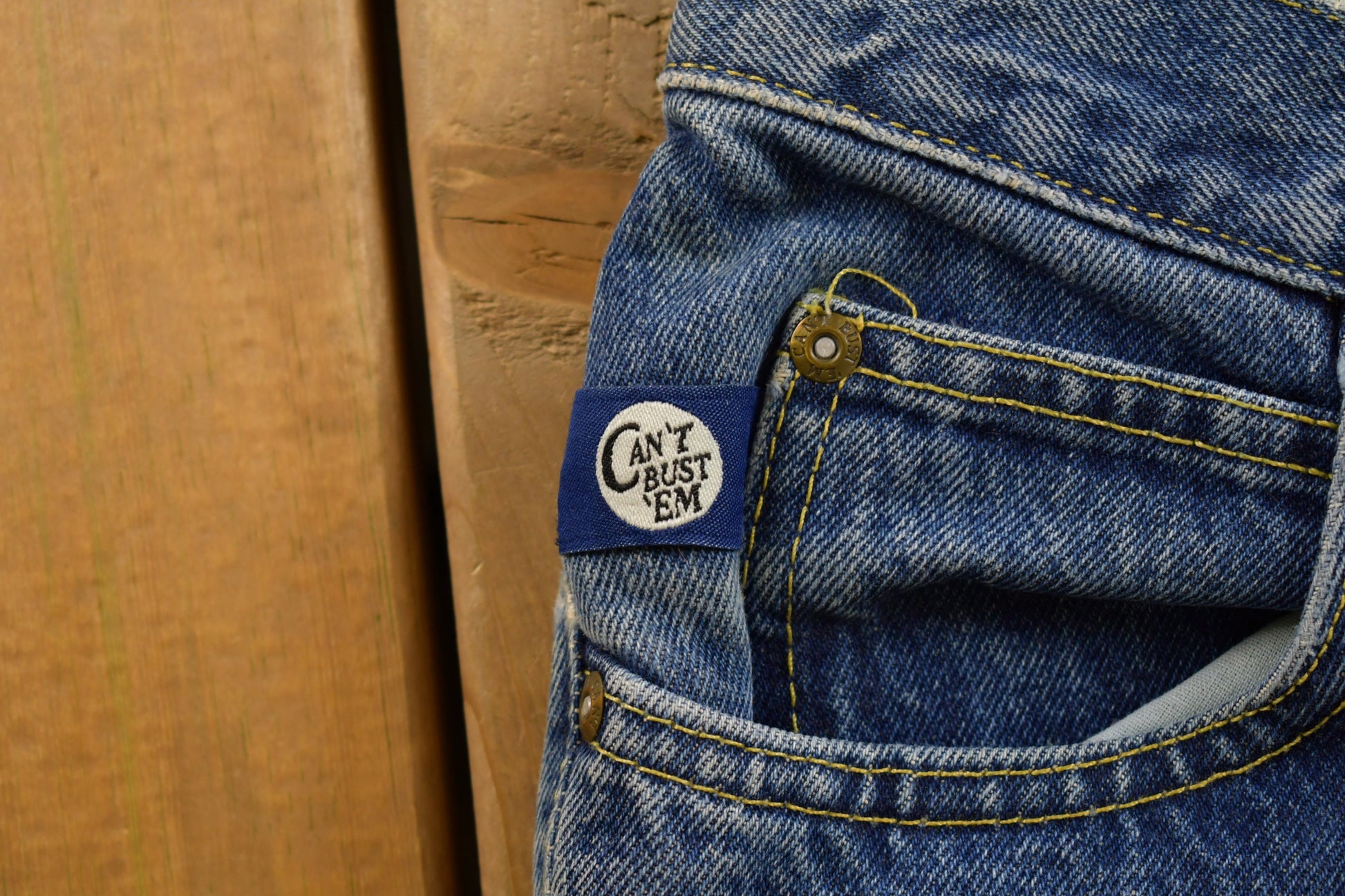 Vintage 1980s Lee Dungarees Flared Jeans Size 26 x 33