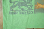 Vintage 1990s Bob Marley Trenchtown Rock Souvenir Single Stitch Graphic Print Tank Top Made In USA