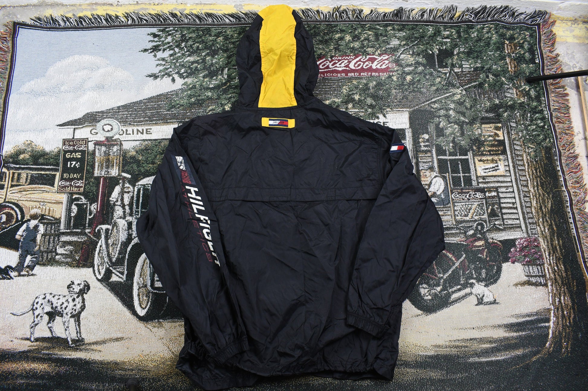 Vintage 1990s Tommy Hilfiger Quarter Zip Windbreaker