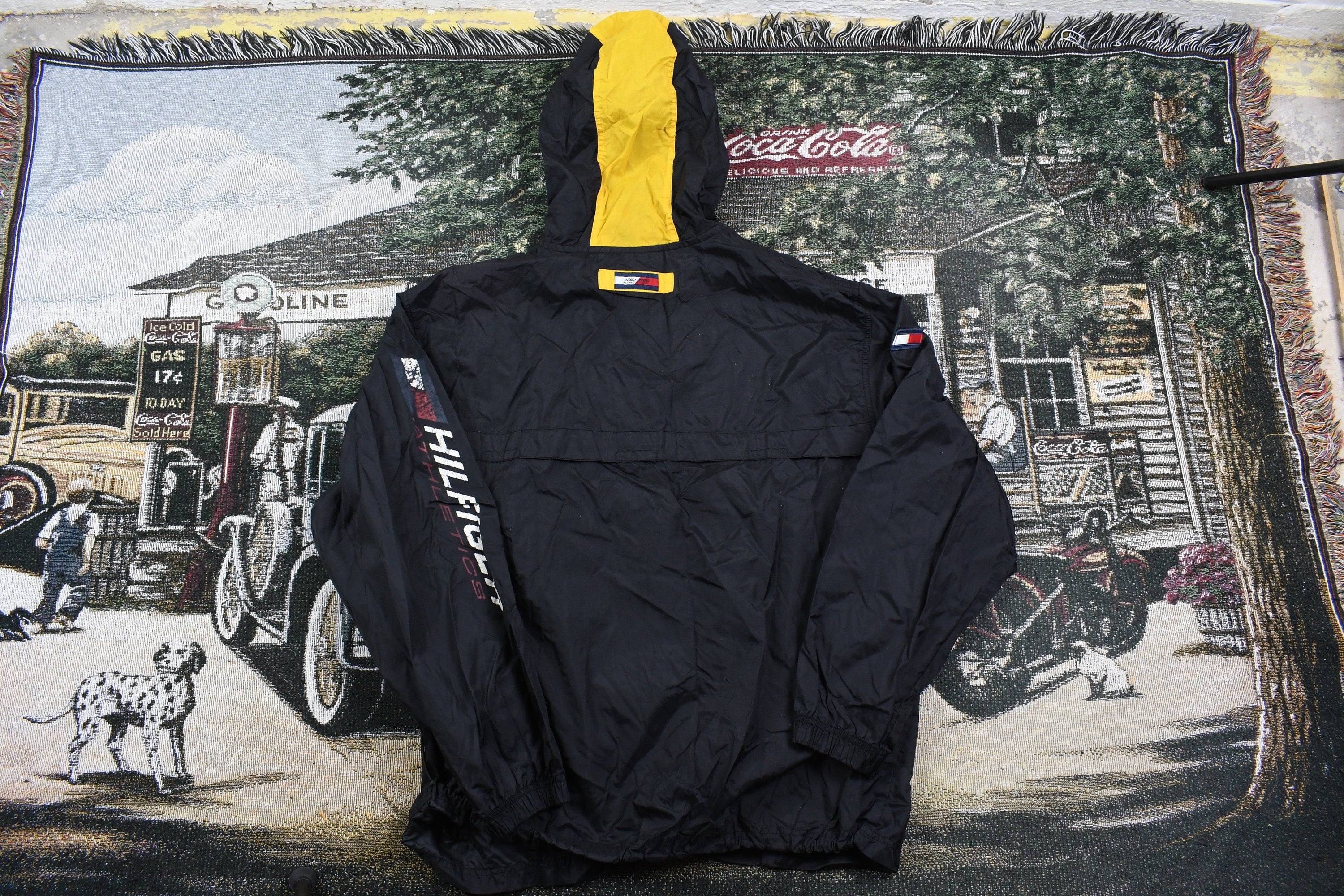 Vintage 1990s Tommy Hilfiger Quarter Zip Windbreaker