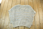 Vintage 1990s Mohair Knit V-Neck Sweater Women's XL-2X