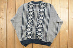 Vintage 1990s BOSTON CLIPPER Knit Crewneck Sweater