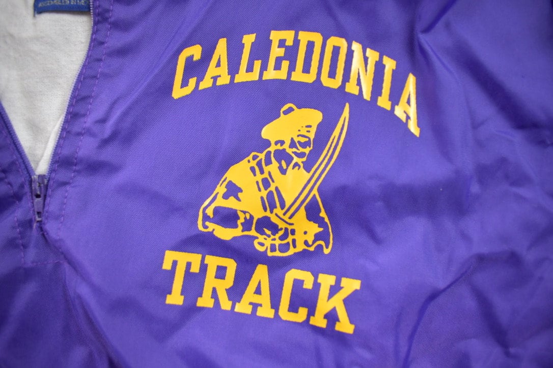 Vintage 1990s Holloway Caledonia Track Quarter Zip Windbreaker