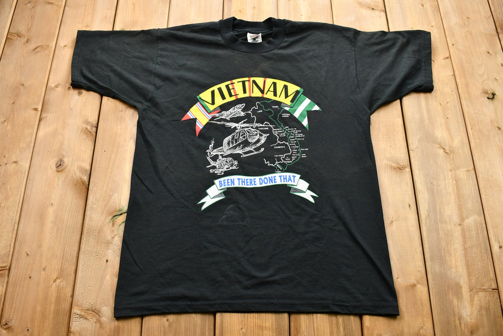 Vintage Lightly Distressed Vietnam Been There Done That Remembrance Graphic T-Shirt