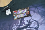 Vintage 1999 Deadstock Liquid Blue Dragon Wizard Big Graphic T-Shirt