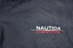 Vintage 1990s Nautica Competition quarter Zip Souvenir Crewneck Sweatshirt Made In USA