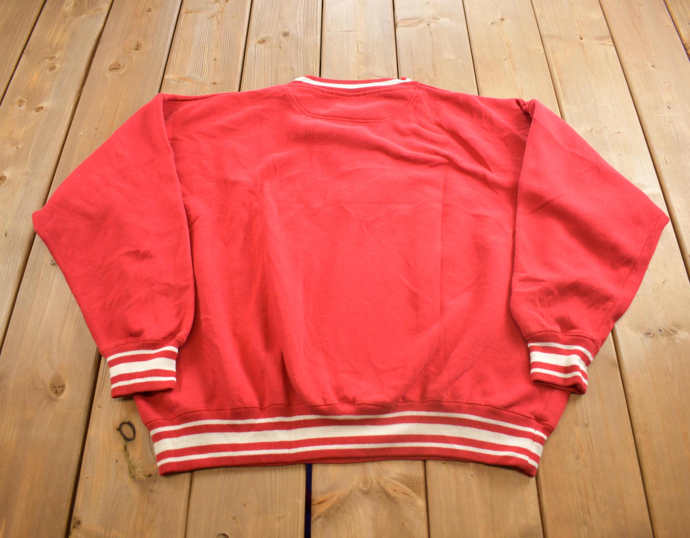 Vintage 1990s Ohio State University Embroidered Crewneck Made In USA