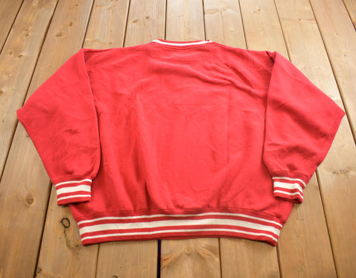 Vintage 1990s Ohio State University Embroidered Crewneck Made In USA
