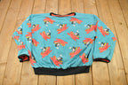 Vintage 1980s Mickey Mouse Reversible All Over Print Disney Crewneck
